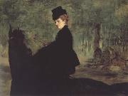 Edouard Manet L'amazone a cheval (mk40) oil on canvas